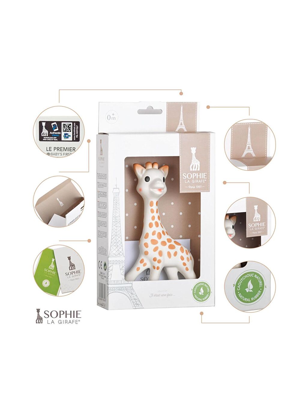 Sophie La Girafe Beyaz Zürafa Diş Kaşıyıcı 616400 - 2