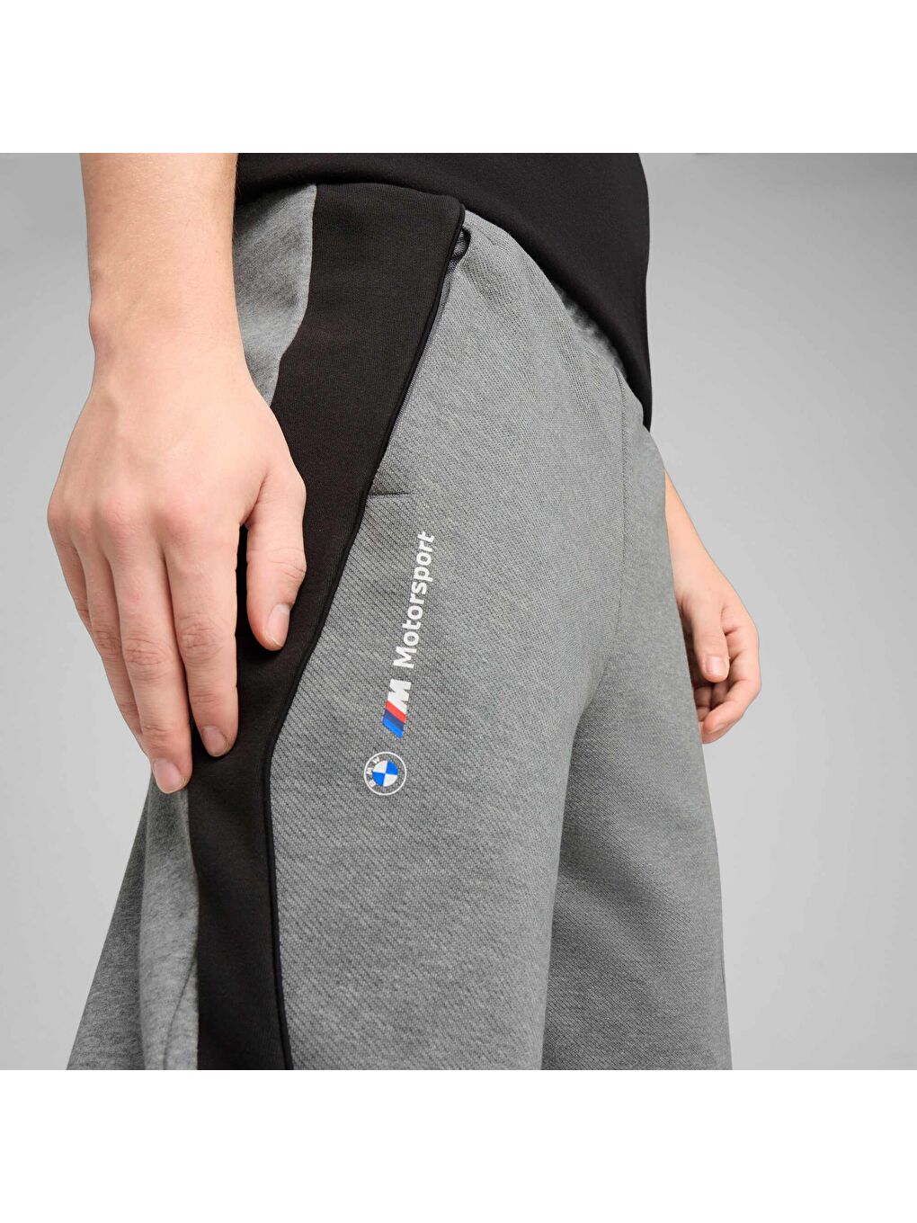 Gri BMW M Motorsport Erkek Eşofman Altı-4