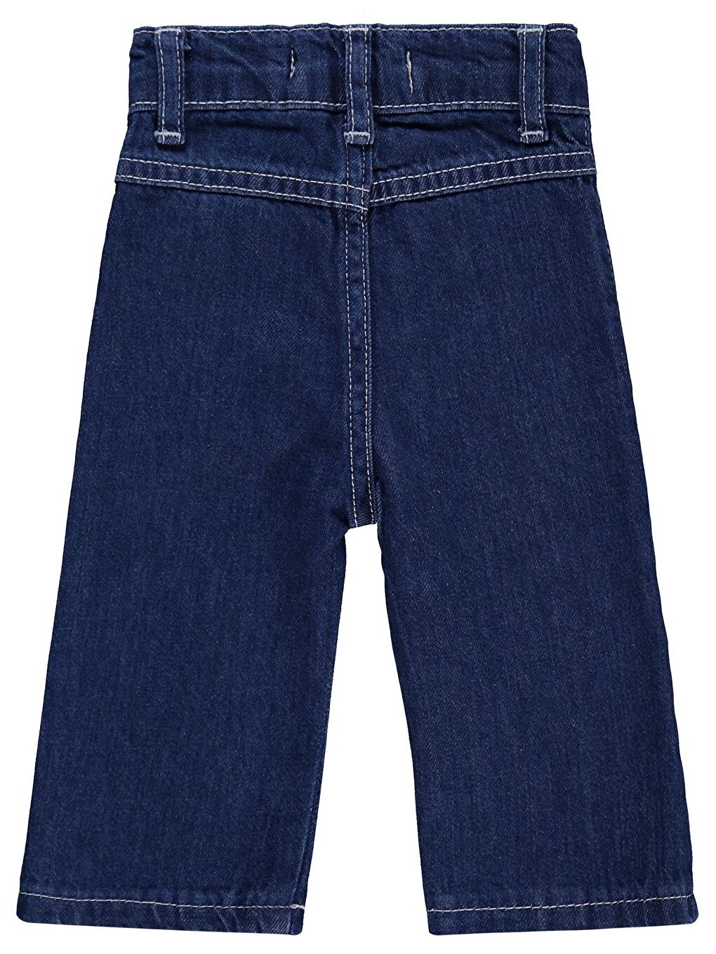 Baby Kız Bebek Kalp Pachli 6-18 Ay Pantolon Jean - Mavi-1