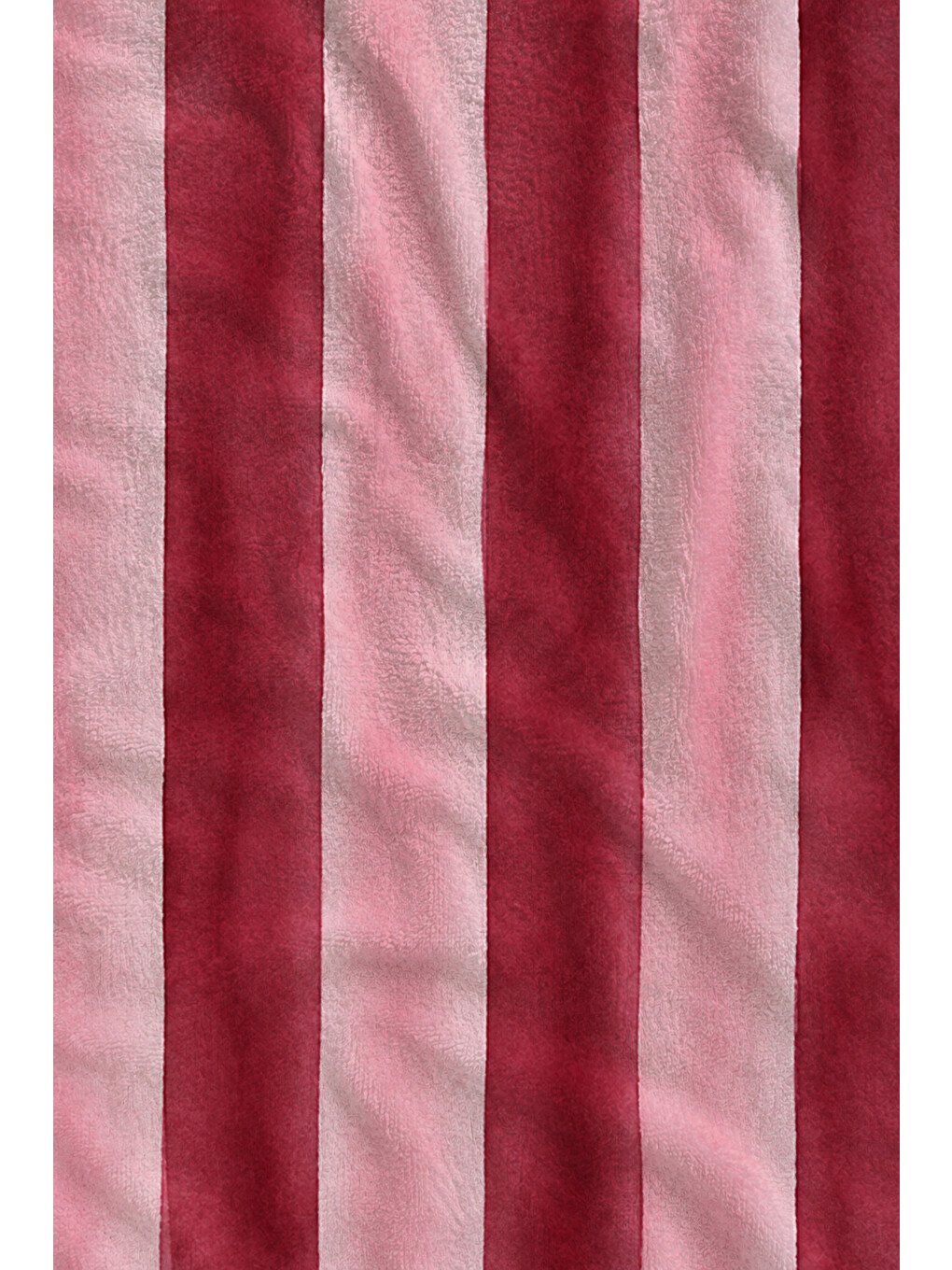 Modern Suluboya Bordo Pembe Dikey Çizgili Desenli 70x150 Plaj Havlusu - Pamuklu Banyo Havlusu-2