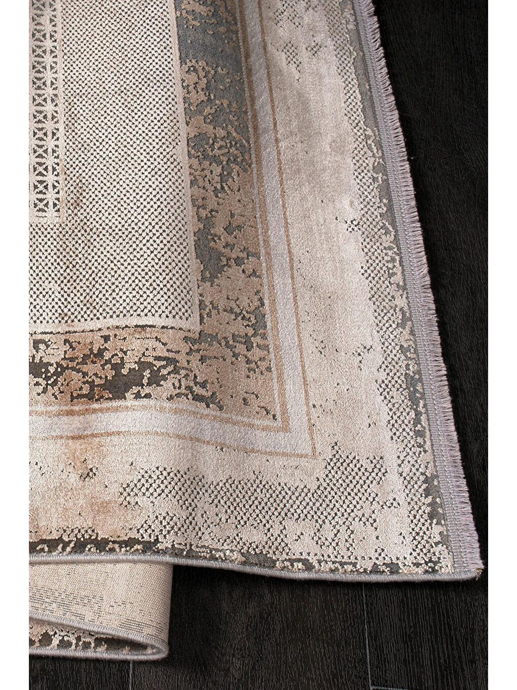 Bej Granada 6062 Akrilik Modern Dokuma Halı-80x300-2