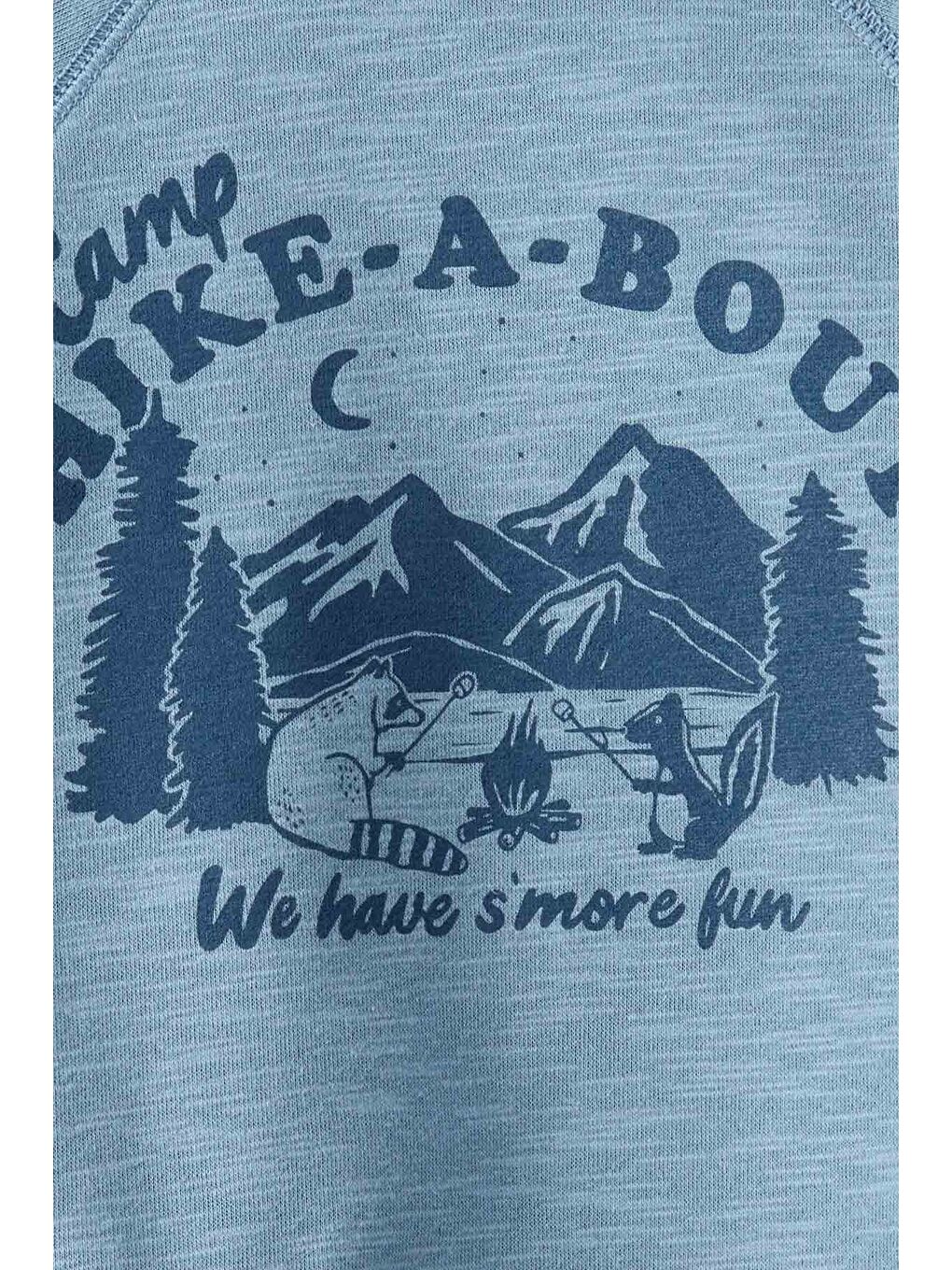 Erkek Çocuk Mavi Sweatshirt-1