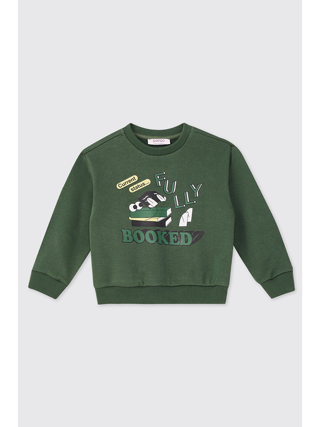 Erkek Bebek Yeşil Sweatshirt
