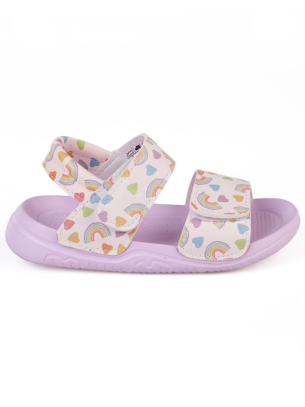 Pembe Girls Baskılı 26-32 Numara Sandalet - Pudra