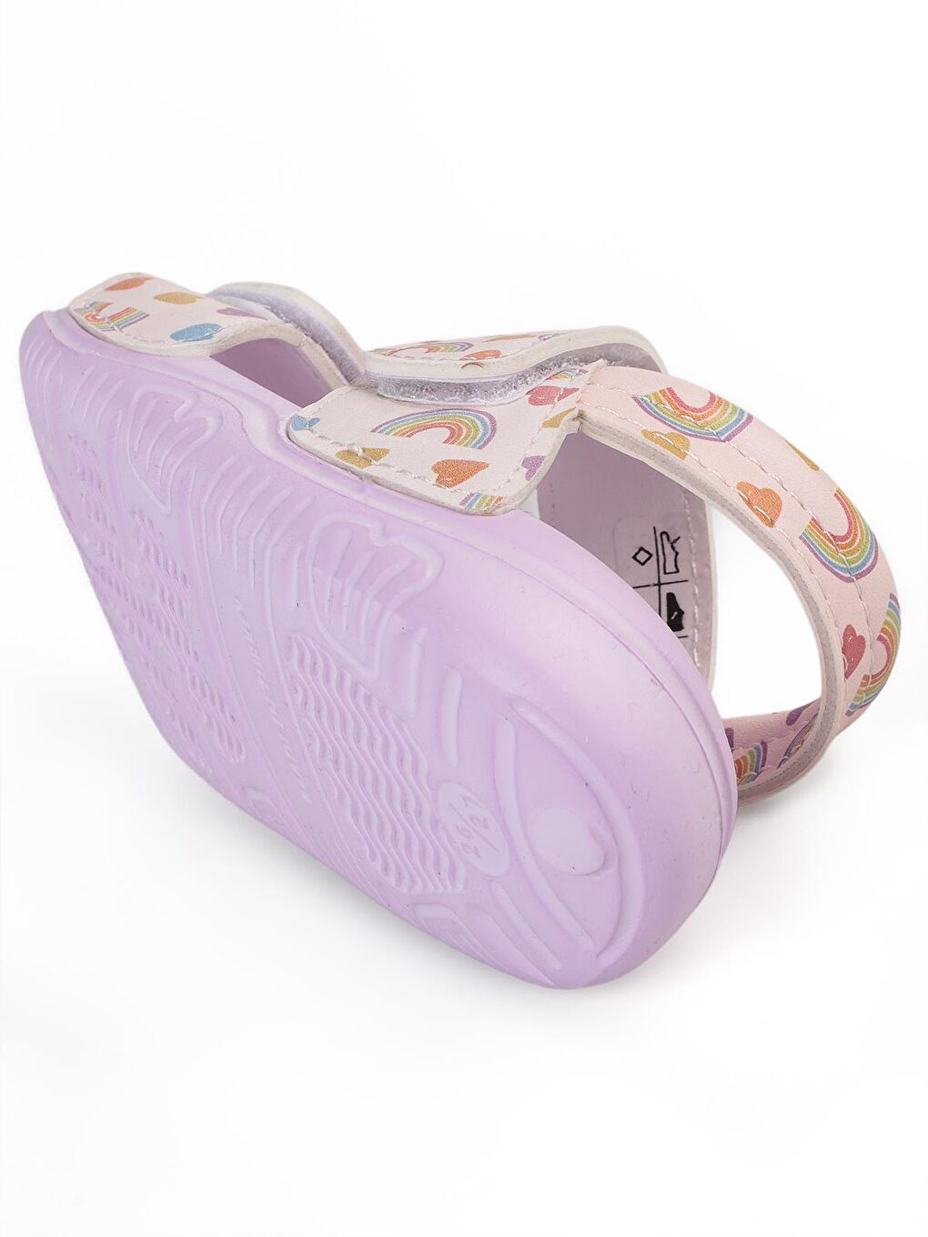 Pembe Girls Baskılı 26-32 Numara Sandalet - Pudra-2