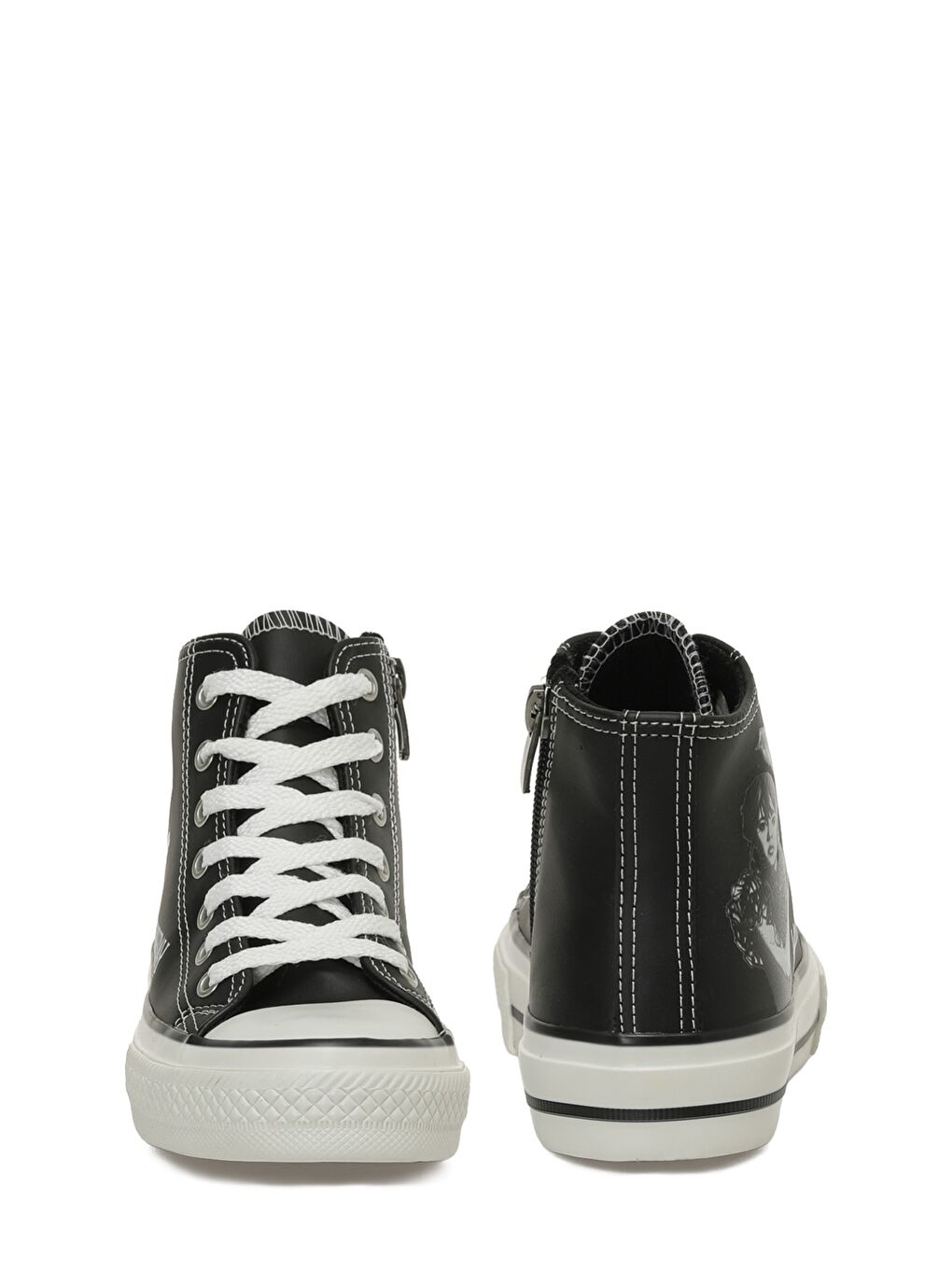 PAMA.F5PR Siyah Kız Çocuk High Sneaker-4