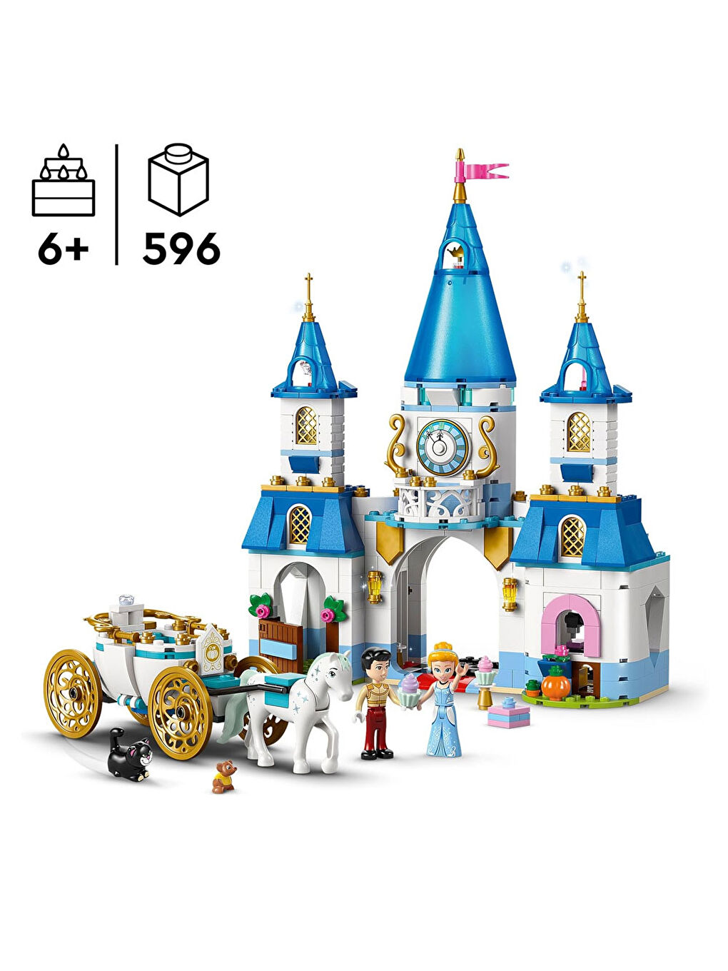 Princess Sindirella’nın Şatosu ve At Arabası 43275-1
