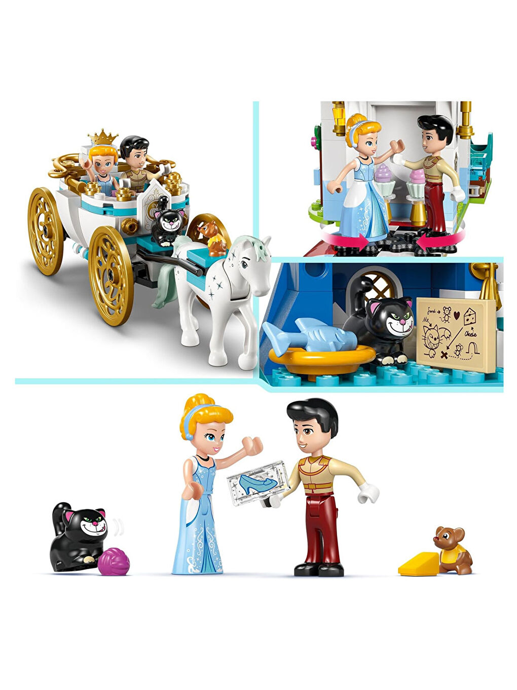 Princess Sindirella’nın Şatosu ve At Arabası 43275-2