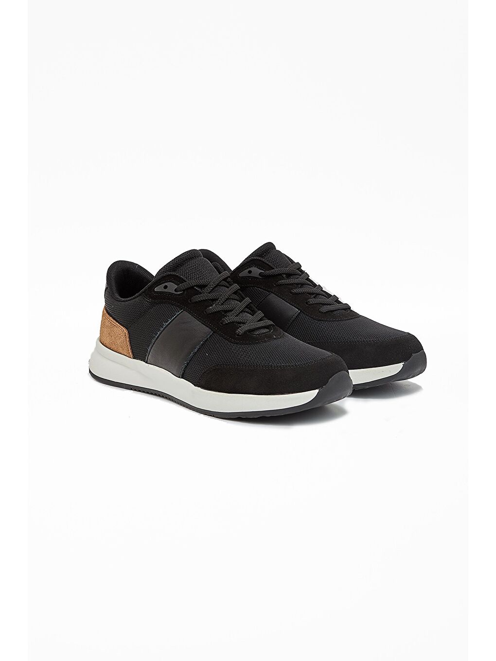 Siyah Bağcıklı Casual Ayakkabı 1033240169-1