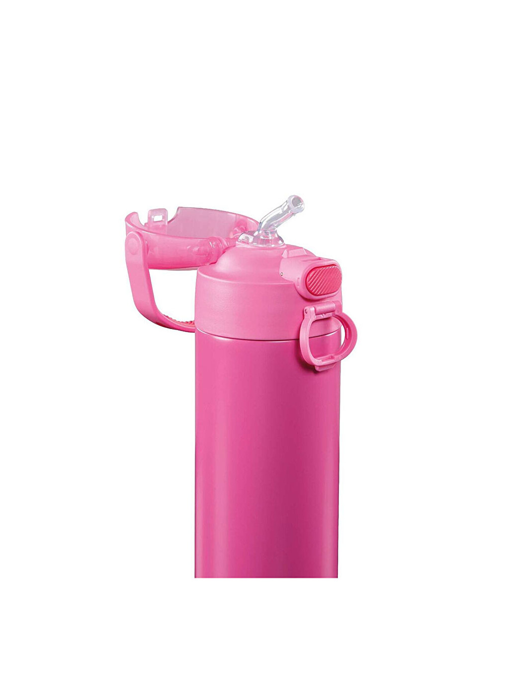 Renksiz F422 Funtainer Ss Çocuk Pipetli Termos 0,47l Neon Pink 024352-4