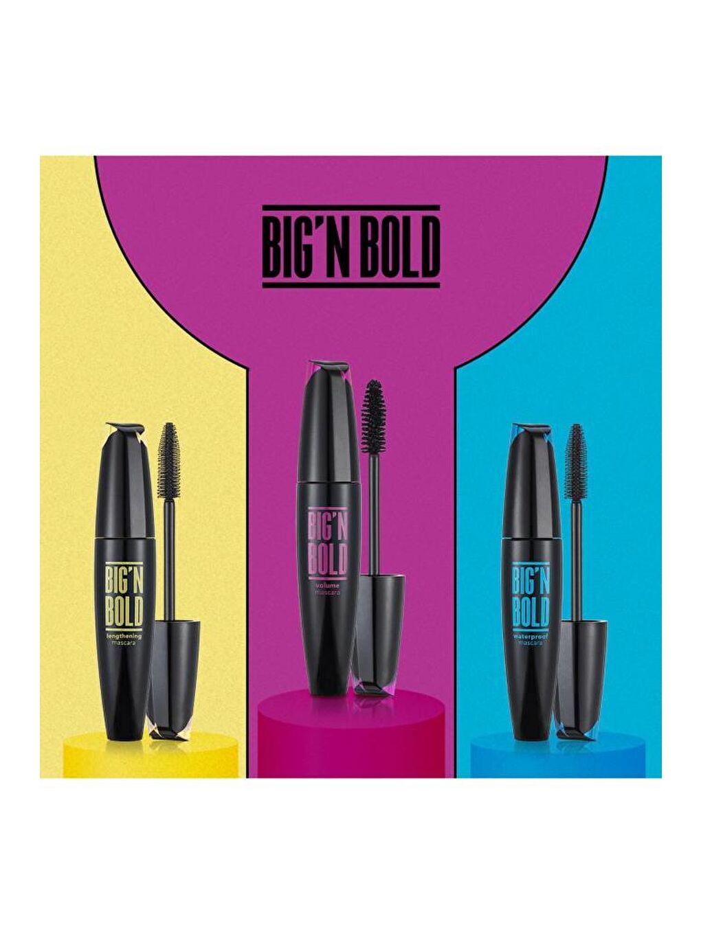 Flormar Açık Bej Big N Bold Hacim ve Uzunluk Veren Maskara - 7