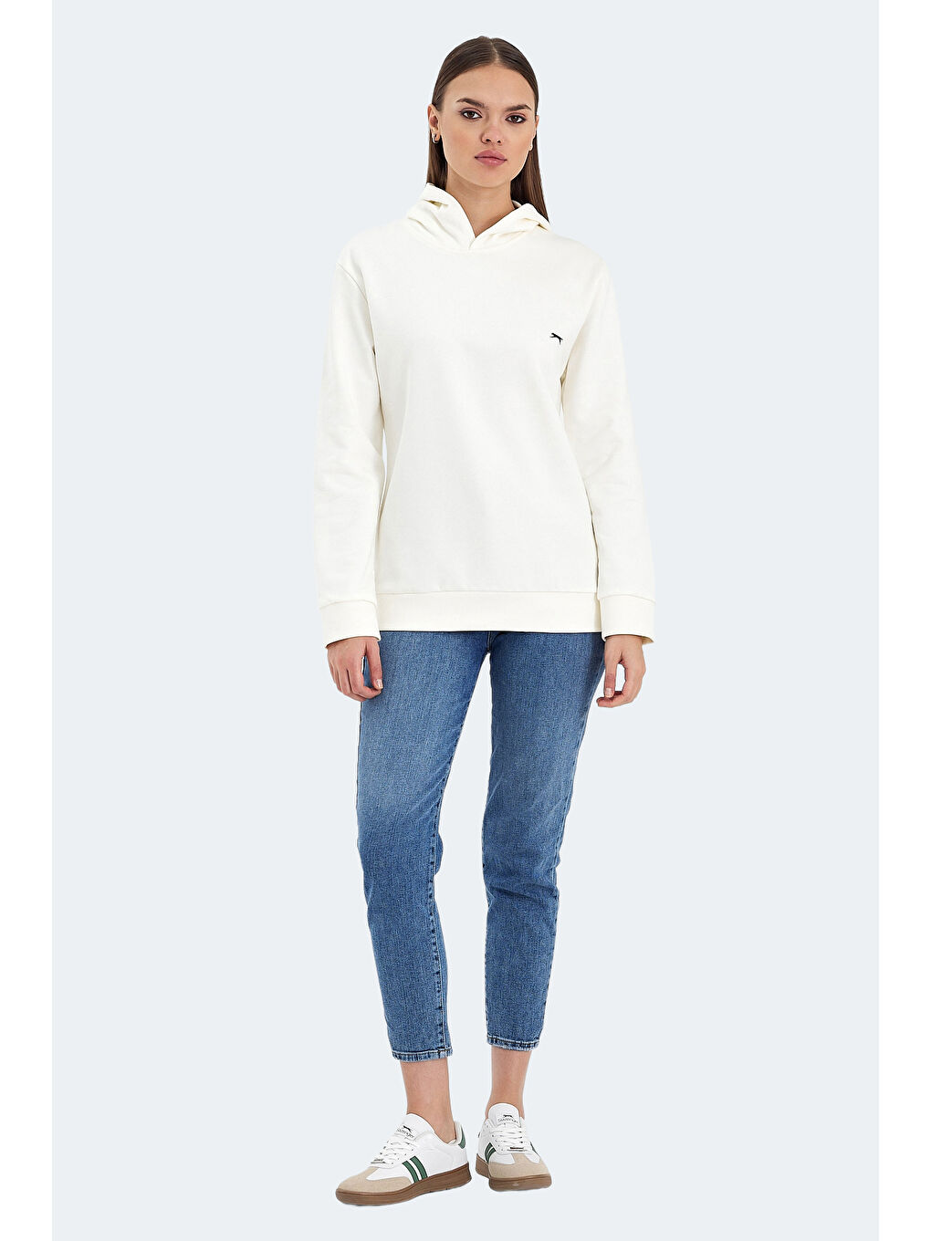 KATHY IN Kadın Ekru Sweatshirt-6