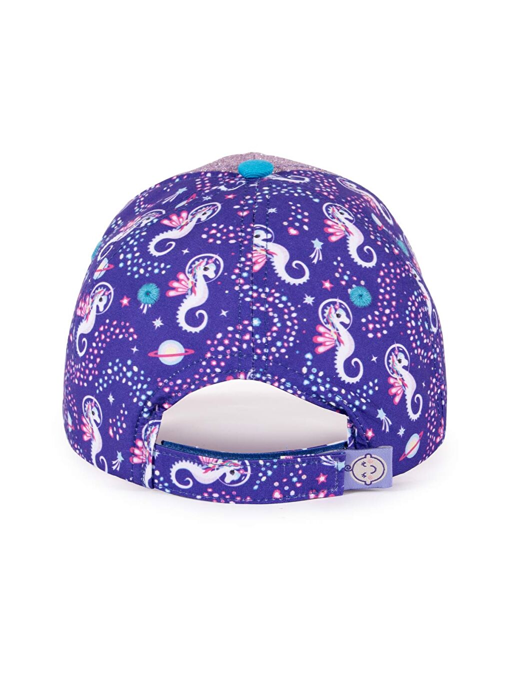 Ayris 7-10 Yaş Kız Şapkası - Temalı, Simli, Pembe-Mor, Ayarlanabilir Yazlık-2