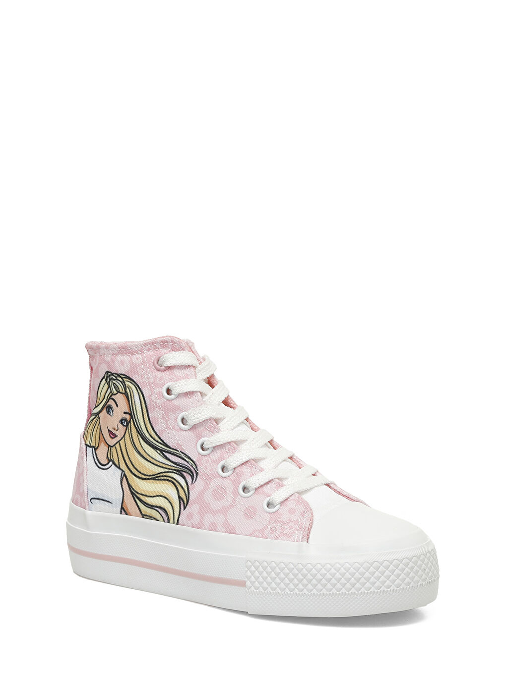 CAYES.F5FX Pembe Kız Çocuk High Sneaker-1