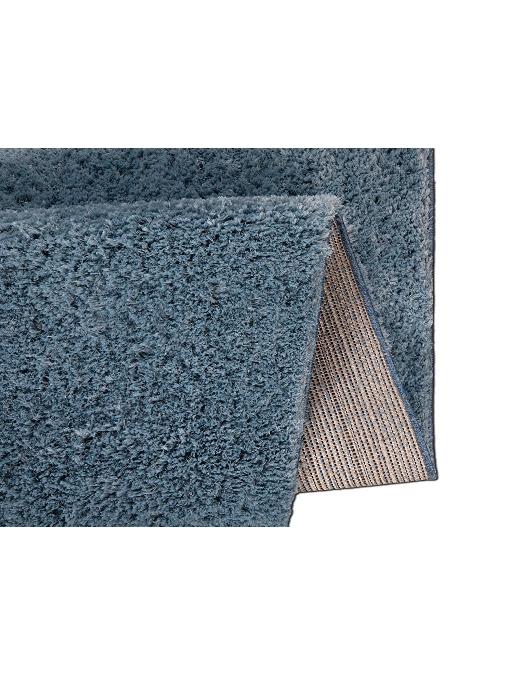Karışık Soft Plain Mavi Dikdörtgen Halı 150x230cm-1