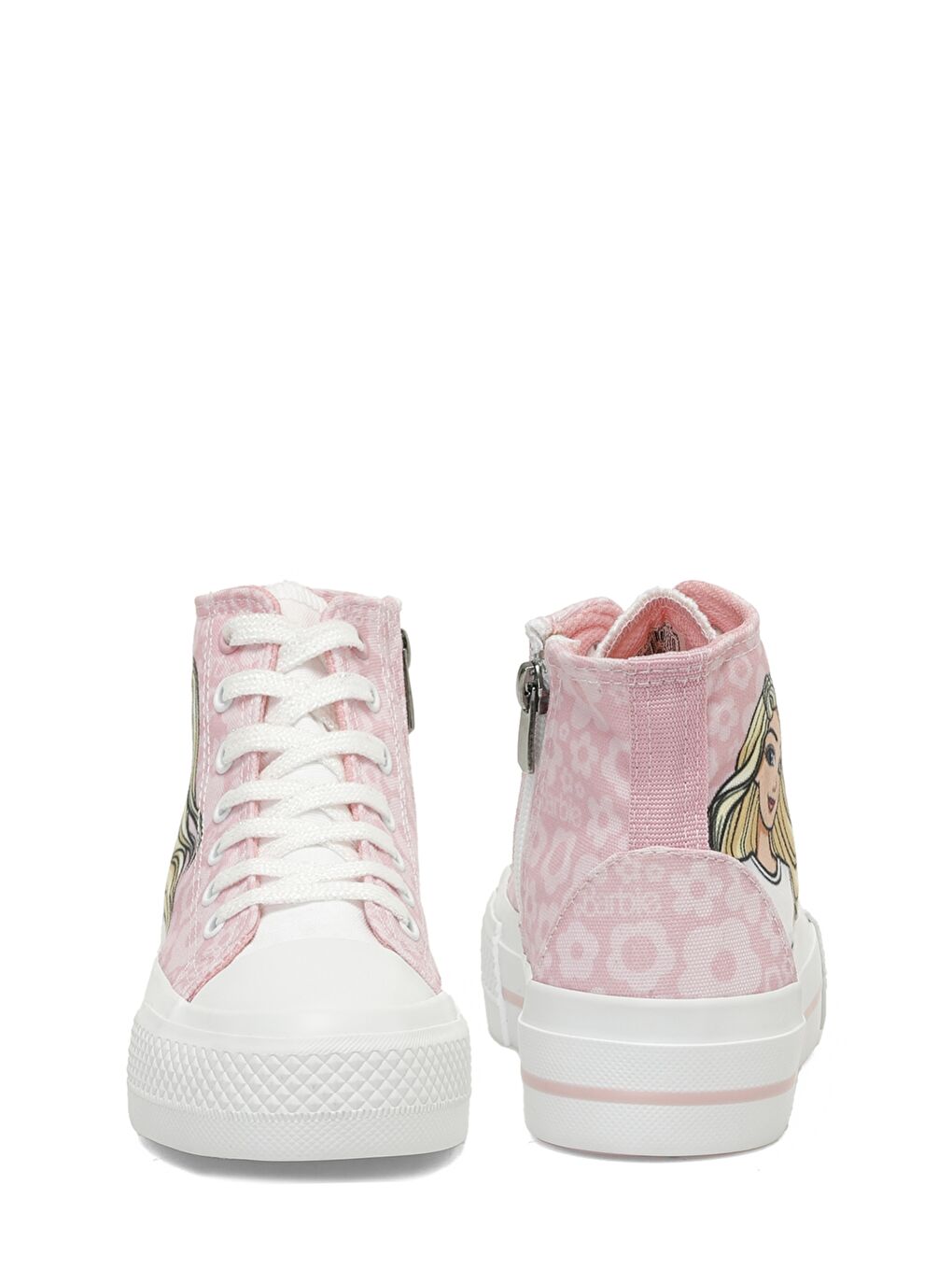 CAYES.F5FX Pembe Kız Çocuk High Sneaker-4