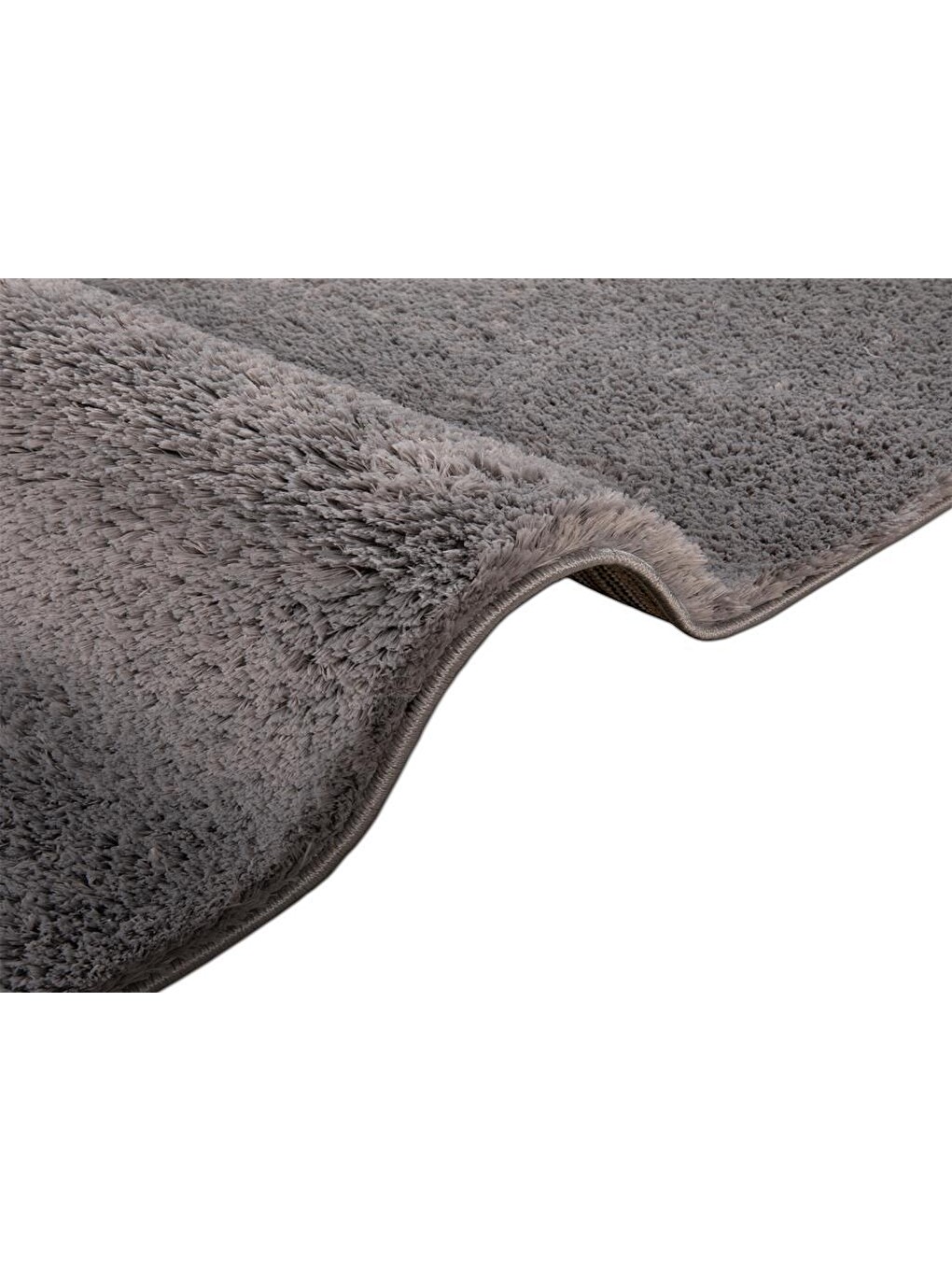 Soft Plain Gri Dikdörtgen Halı 150x230cm-2