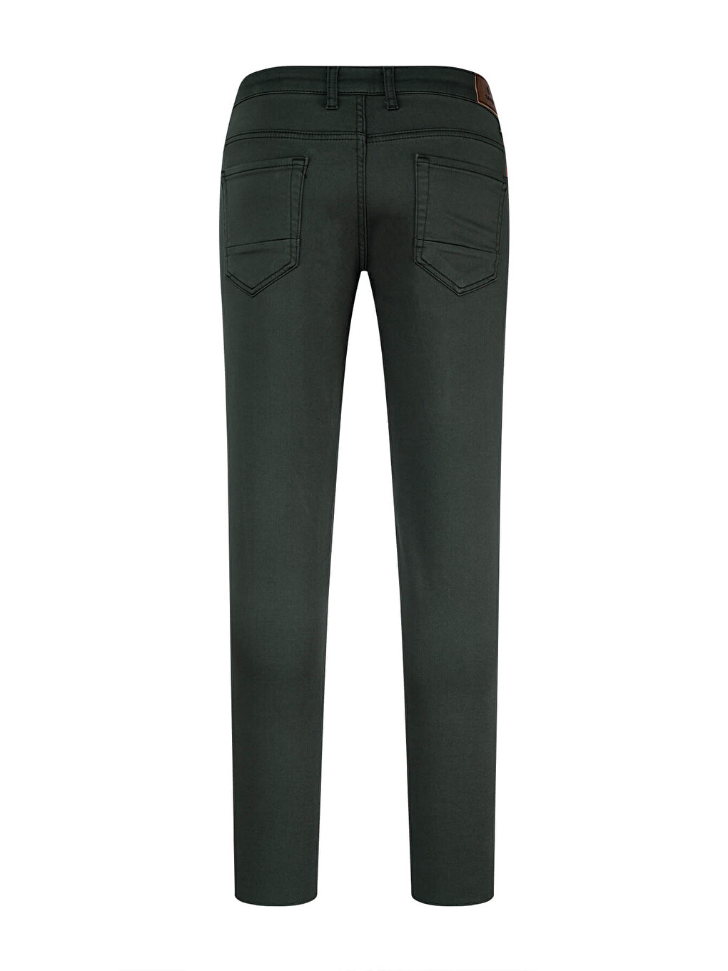 Haki Slim Fit Pamuklu 5 Cep Kanvas Pantolon-2