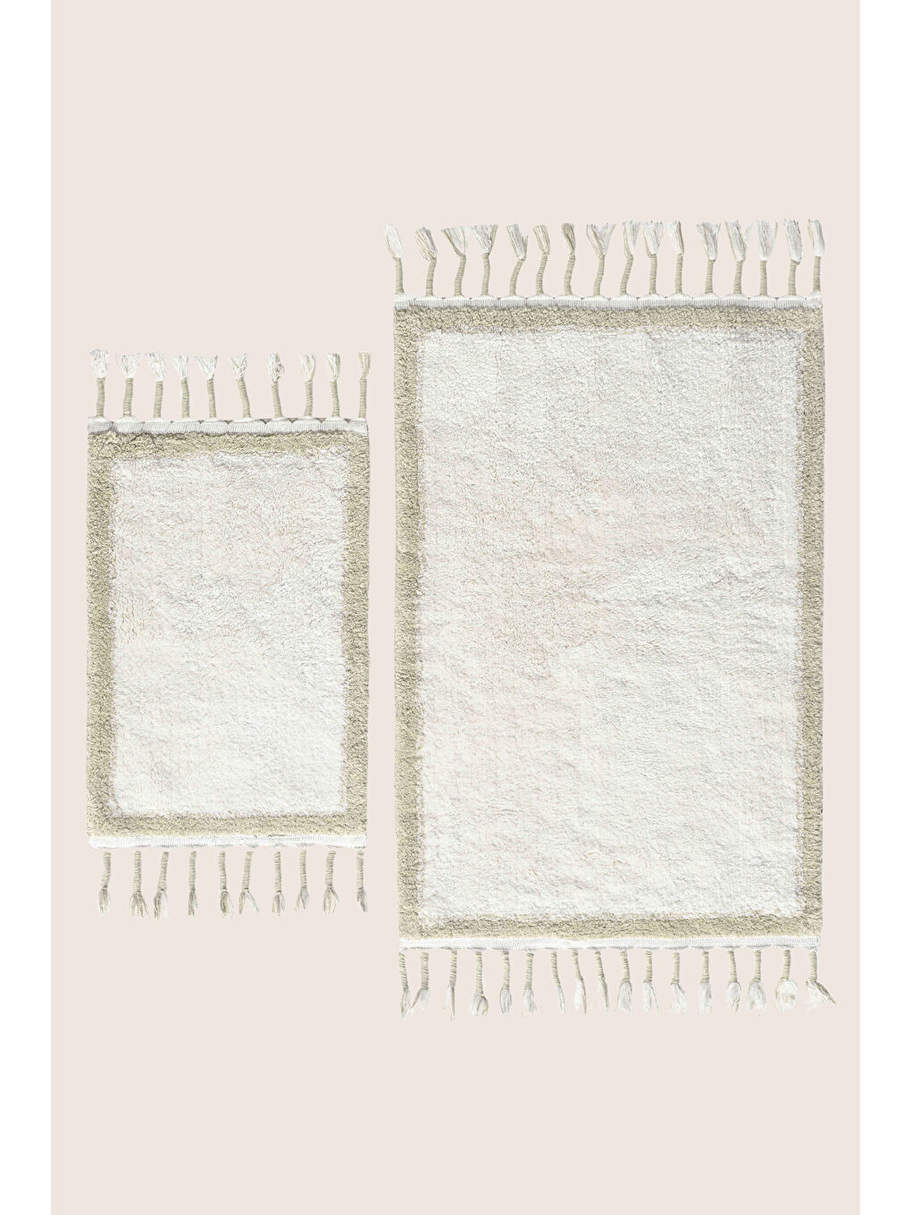 Yeşil Root 2’li Takım Banyo Paspası Bambu 40x60+60x90 cm Mint