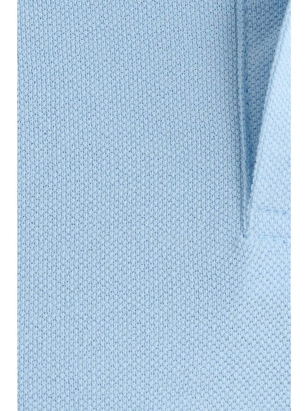 Erkek Slim Fit Dar Kesim Premium Seri %100 Pamuk Yumuşak Dokulu Merserize Mavi Polo Yaka Tişört-4