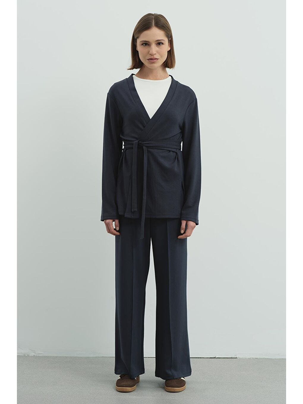 Gri Pure Touch Kimono Füme-7