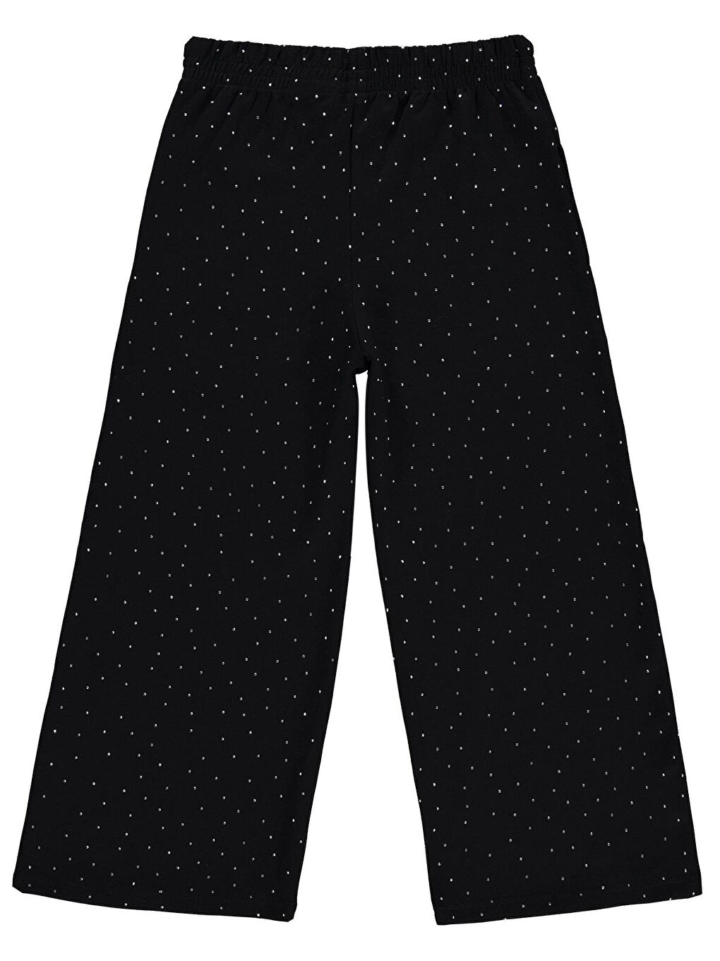 Girls Kız Çocuk Taşlı 6-9 Yaş Pantolon - Siyah-1