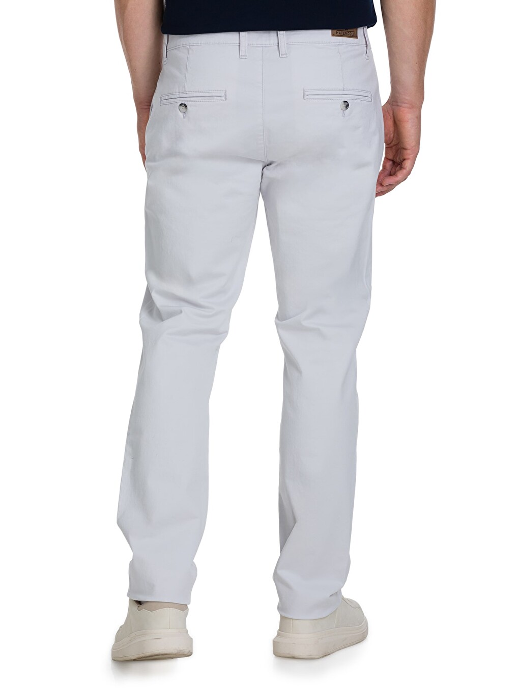 Bej Taş Regular Fit Yandan Cepli Kanvas Pantolon-4