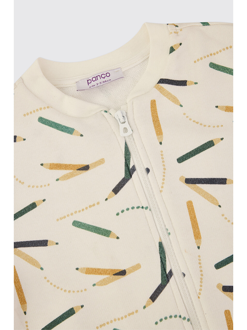 Erkek Bebek Ekru Sweatshirt-2