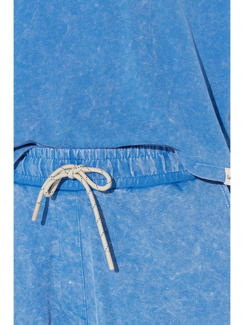 Yeşil Regular Fit %100 Pamuk Kapüşonlu Yaka Mavi Kolsuz Sweatshirt-3