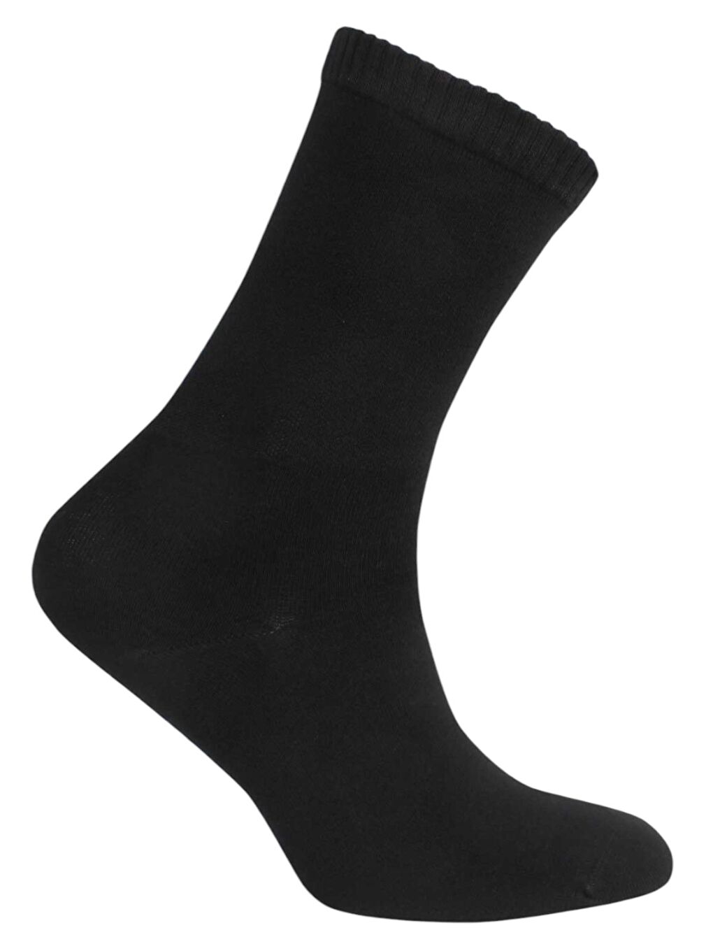 Siyah Unisex Diabetic Bambu Soket Çorap 2'li-1