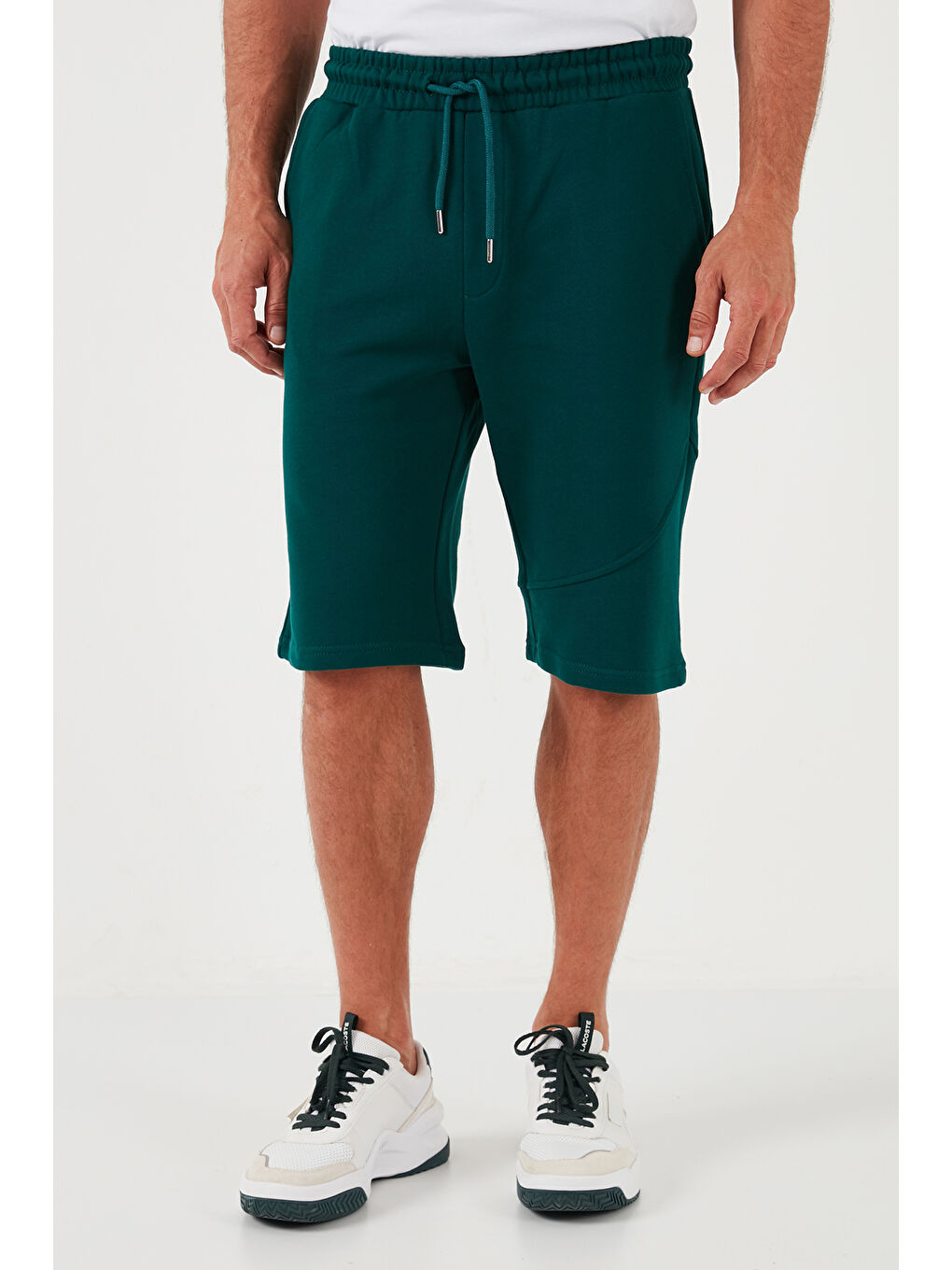 Mor Pamuklu Regular Fit Normal Bel Cepli 2'li Paket Şort 590804142S2-1