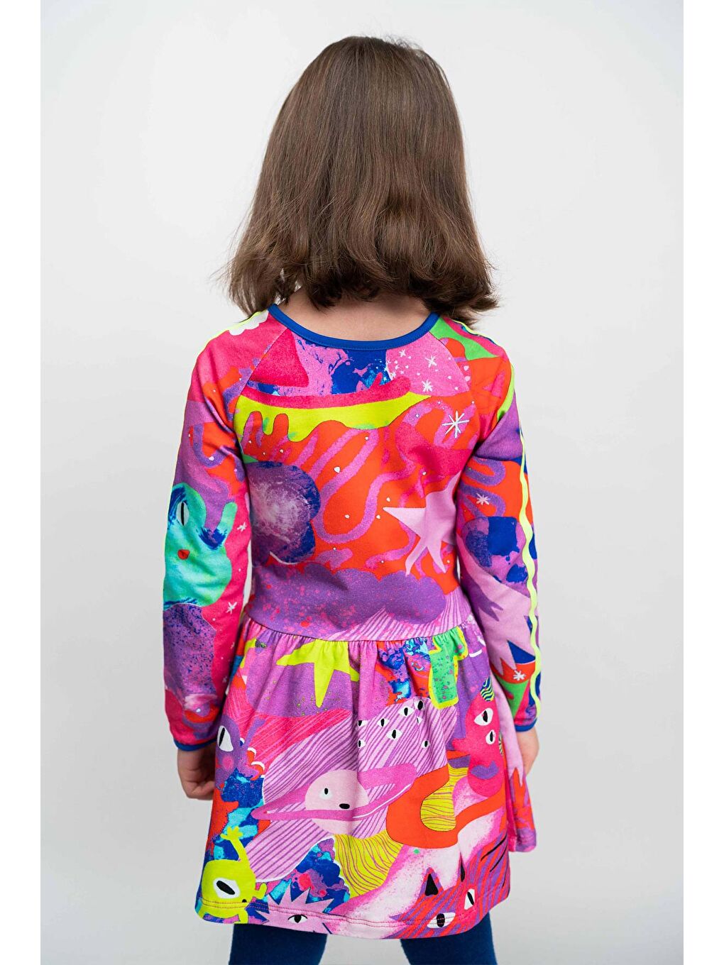 Karışık Kız Çocuk Elbise-1