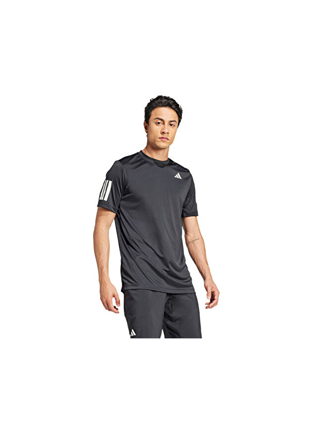 Club 3str Tee Erkek Tenis Tişörtü Jg0978 Siyah-2