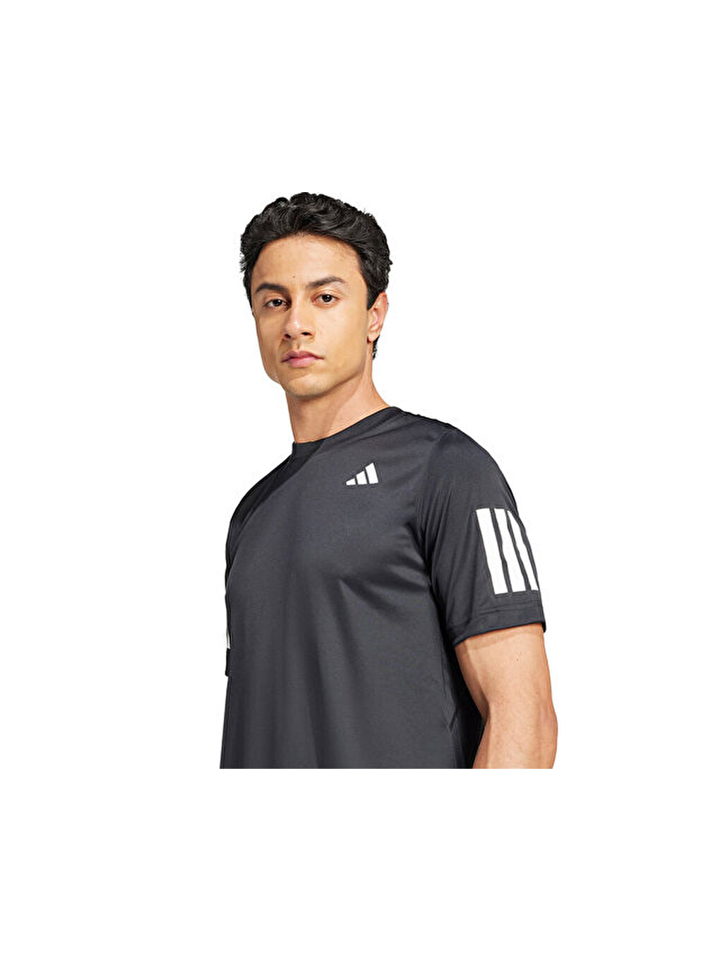 Club 3str Tee Erkek Tenis Tişörtü Jg0978 Siyah-3