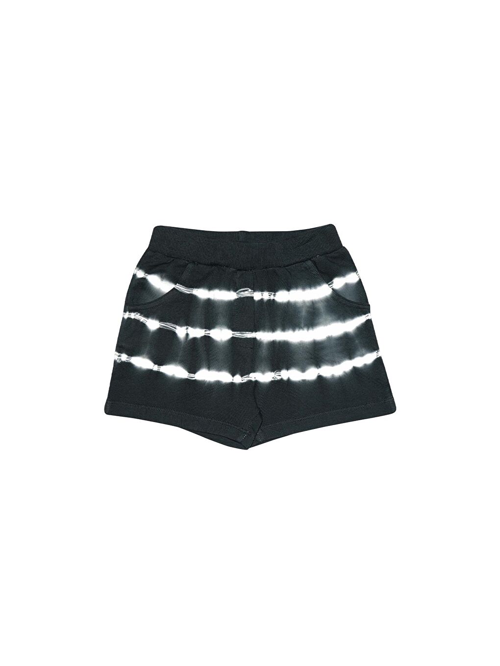 Antrasit Kız Çocuk İki İplik Deniz Köpüğü Cepli Şort