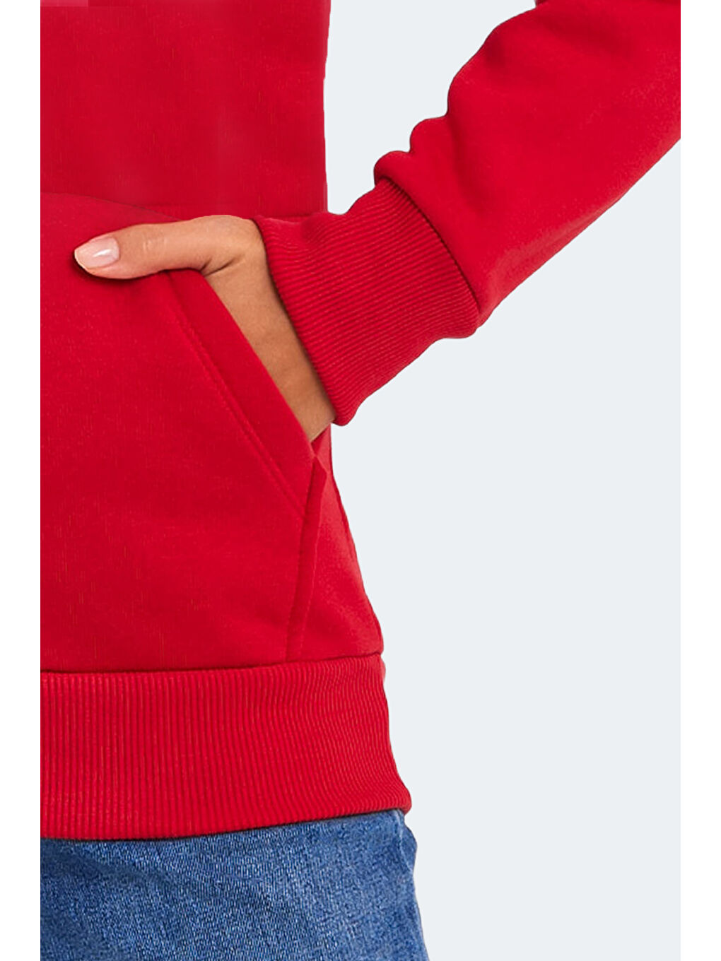 KESHIAN IN Kadın Kırmızı Sweatshirt-5