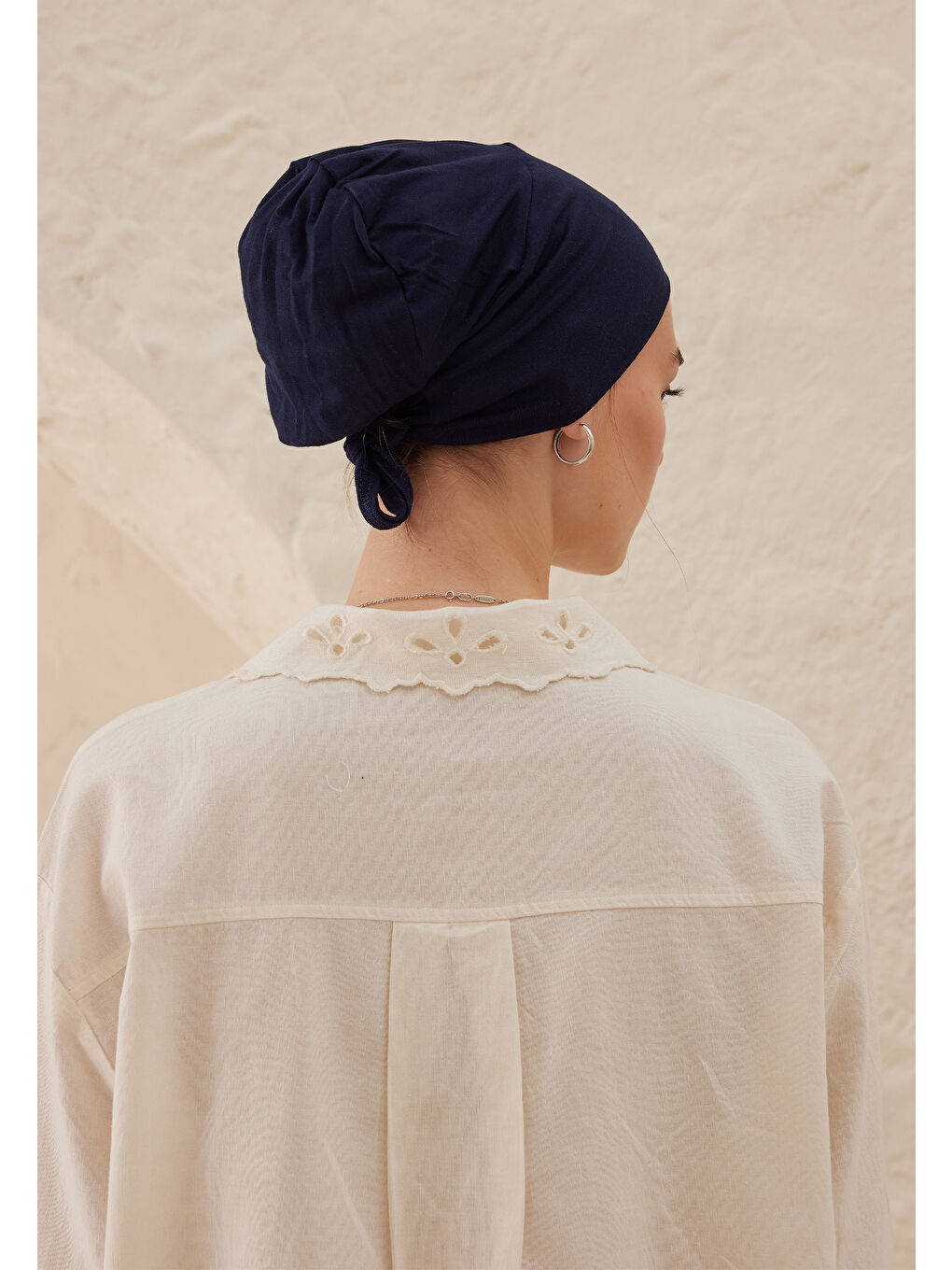 Silikonlu Kaydırmaz Bone Lacivert-2