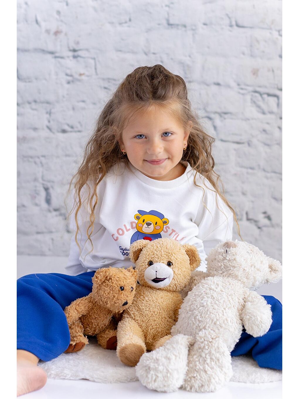 ZEYLAND Kız Çocuk Baskı Ve Nakış Detaylı Sweatshirt - Ekru