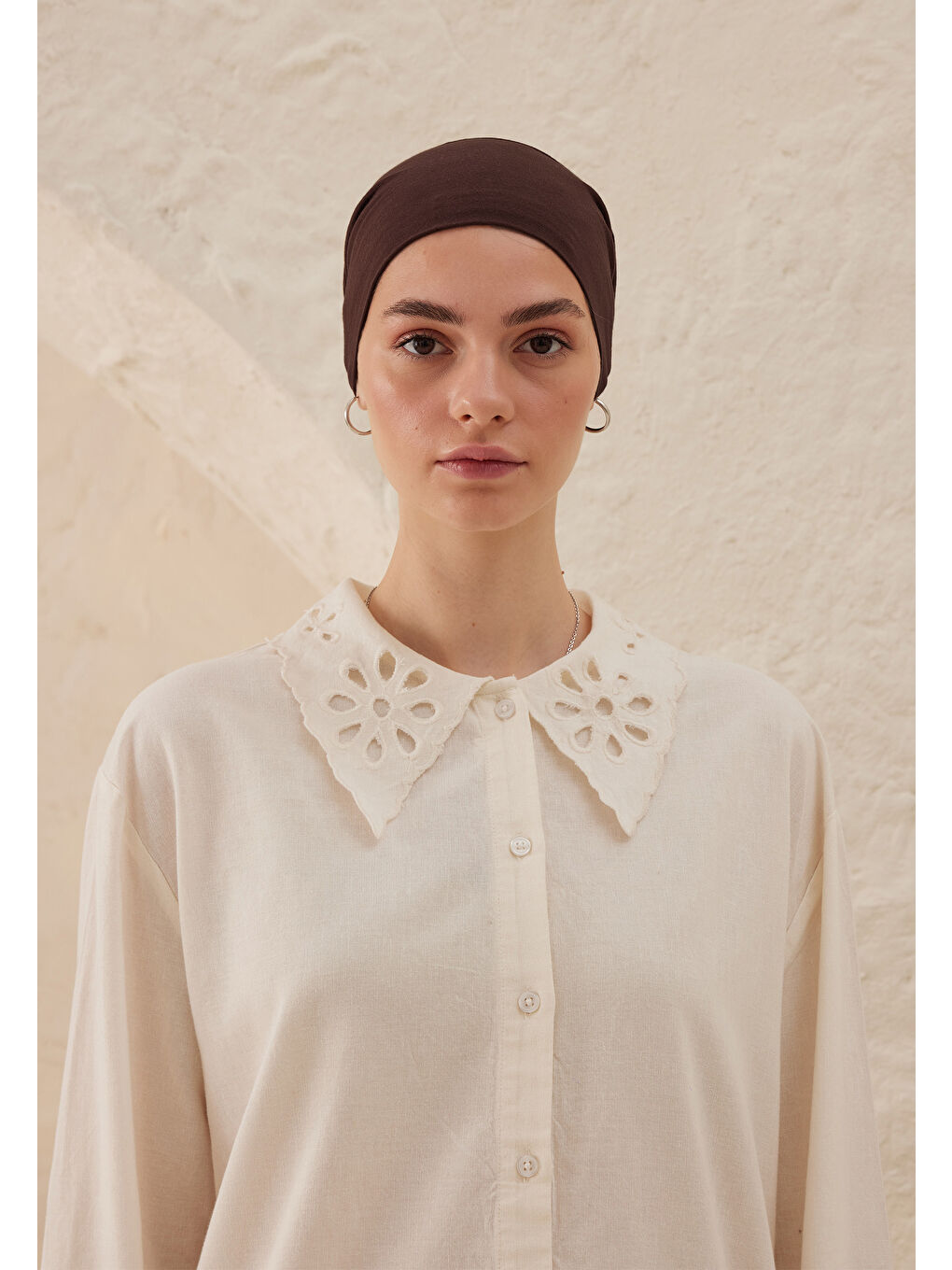 Kahverengi Silikonlu Kaydırmaz Bone Acı Kahve-3