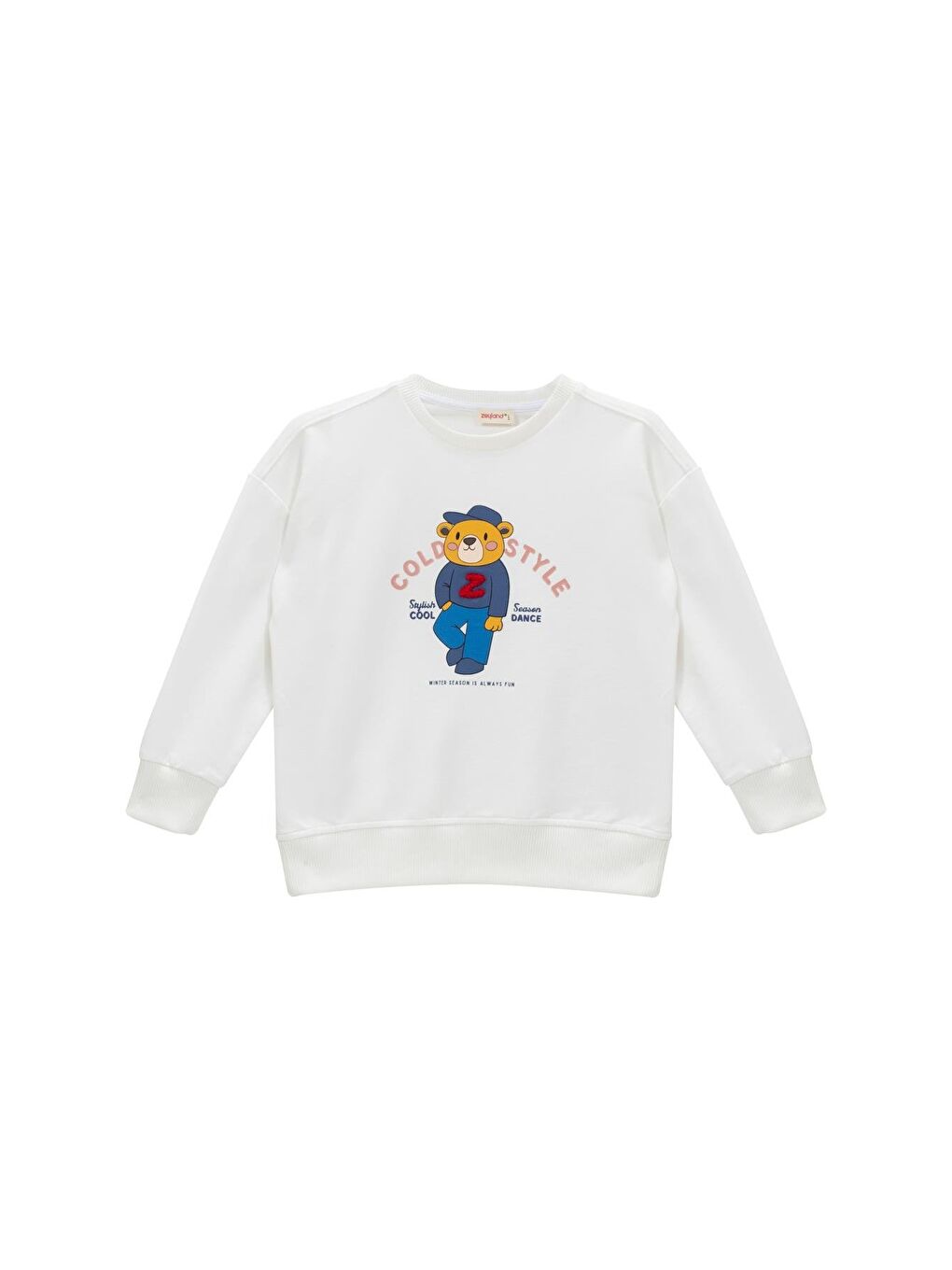 ZEYLAND Kız Çocuk Baskı Ve Nakış Detaylı Sweatshirt - Ekru - 3