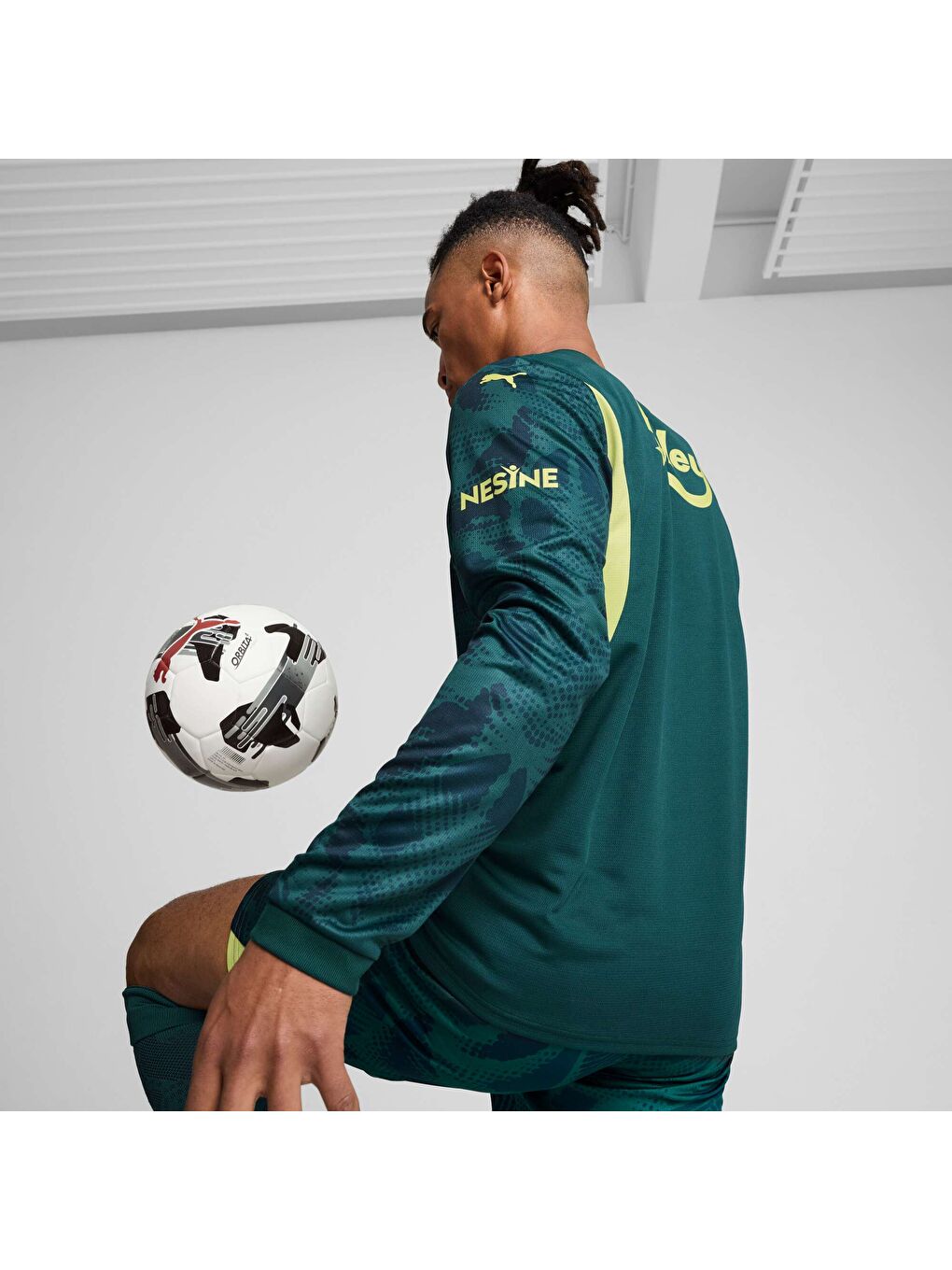 Ekru Fenerbahçe S.K. 24/25 Erkek Uzun Kollu Kaleci Forması-2