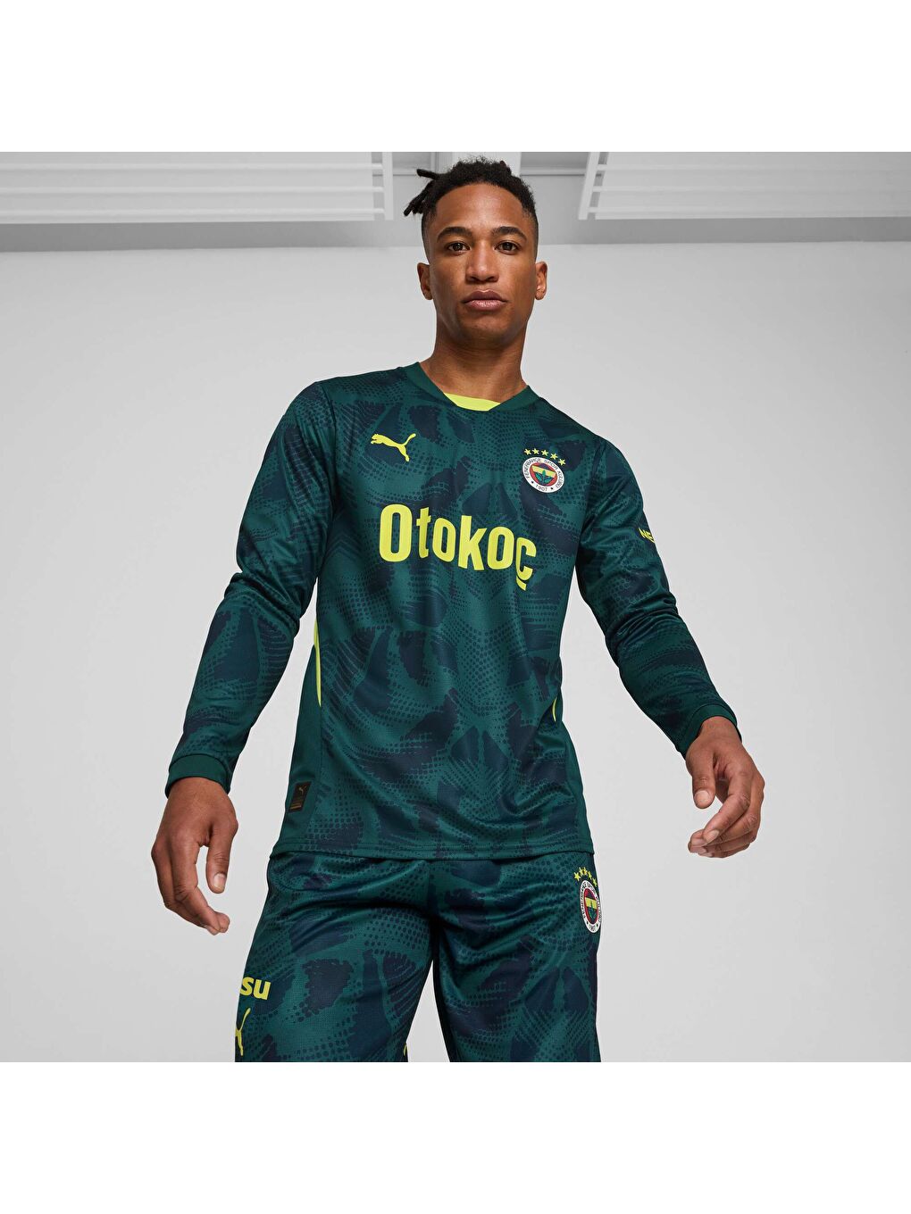 Ekru Fenerbahçe S.K. 24/25 Erkek Uzun Kollu Kaleci Forması-6