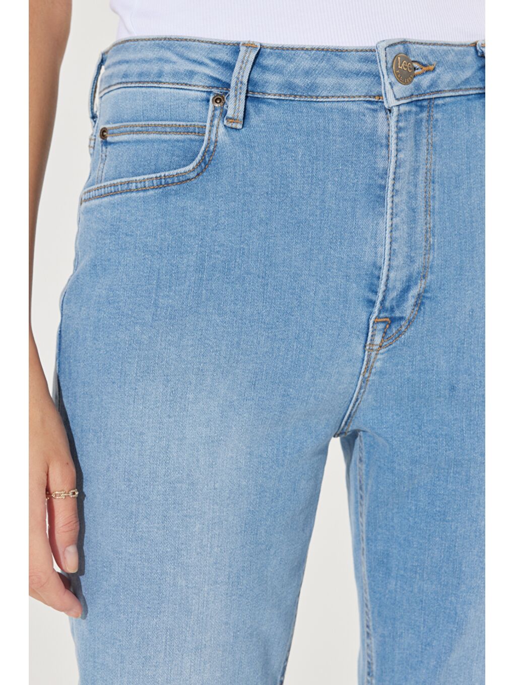 Forever Skinny Fit Yüksek Bel Açık Mavi Esnek Jean Pantolon-3