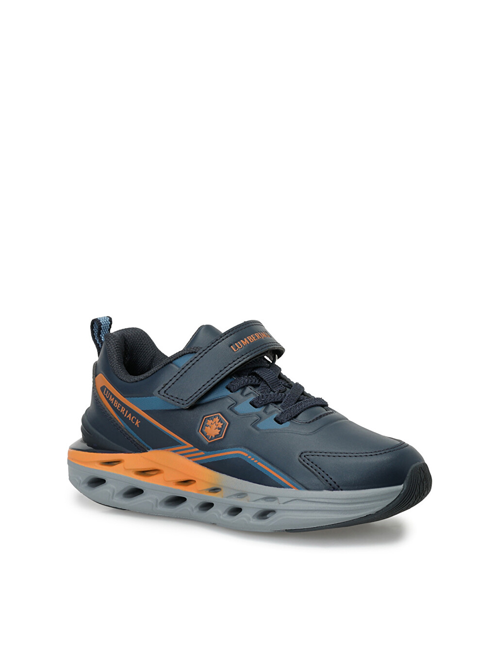 Sky Jr Pu Lacivert Erkek Çocuk Spor Ayakkabı-1