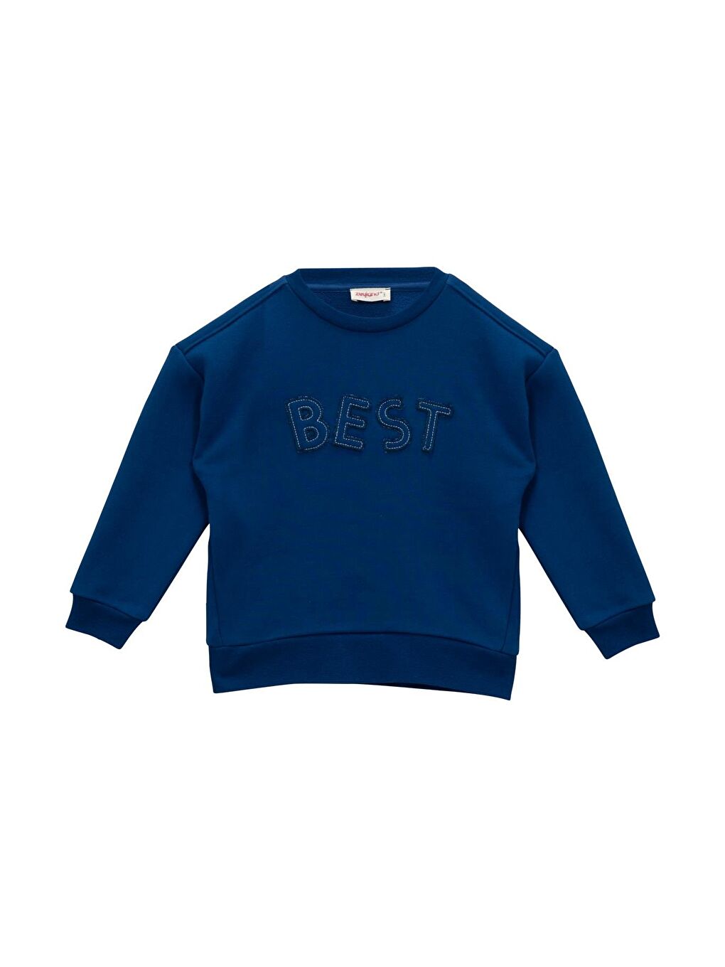 Mavi Kız Çocuk Nakış Detaylı Sweatshirt - Sax-2