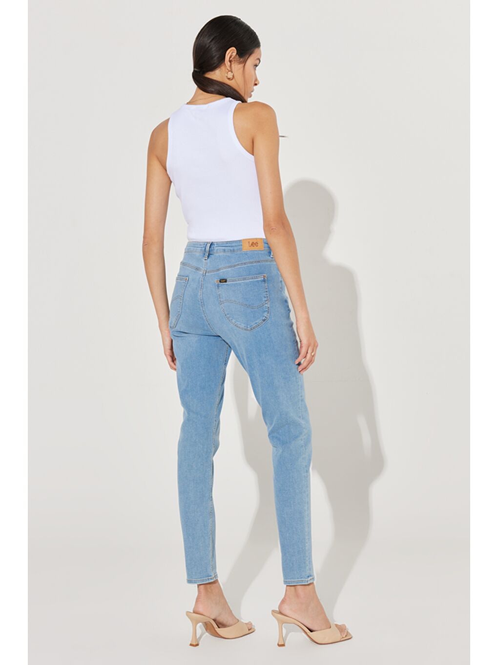 Forever Skinny Fit Yüksek Bel Açık Mavi Esnek Jean Pantolon-5