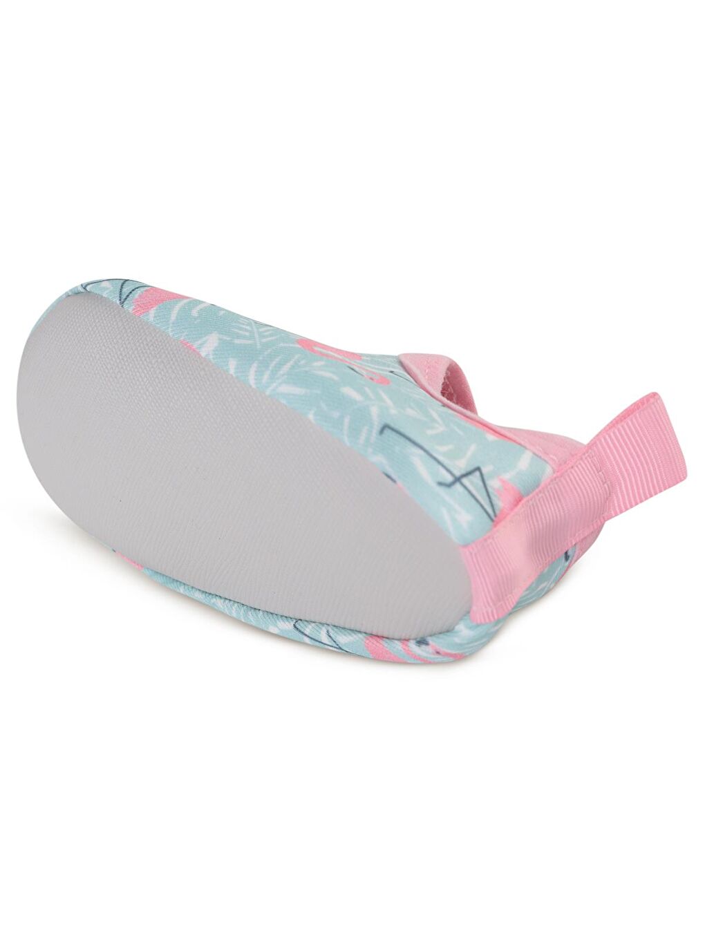 Girls Flamingo Baskılı Tabansız 21-25 Numara Deniz Ayakkabısı - Yeşil-3