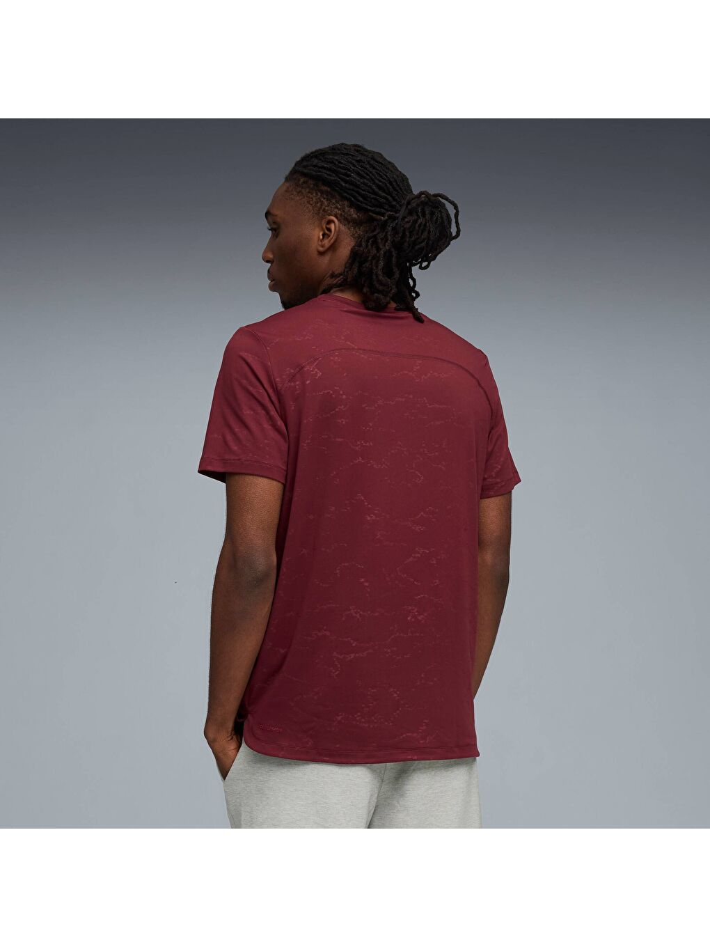 Bordo CLOUDSPUN Erkek Antrenman Tişörtü-2