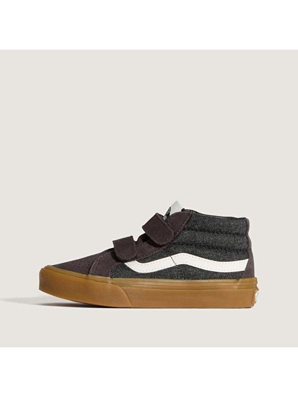 Sk8-Hi Mid Reissue V Çocuk Siyah Sneaker-1