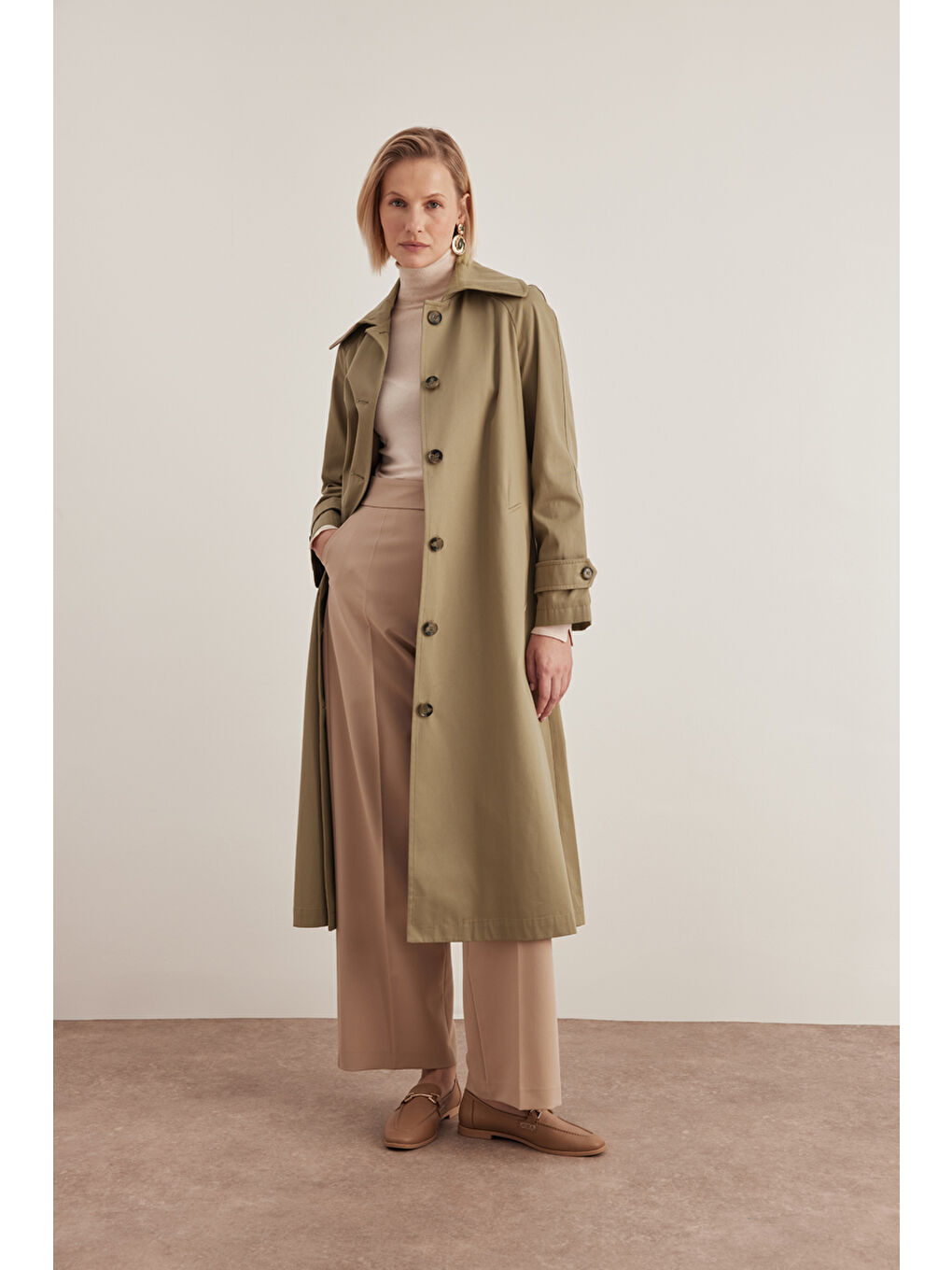 Bej Vizon 7161111 Reglan Trençkot